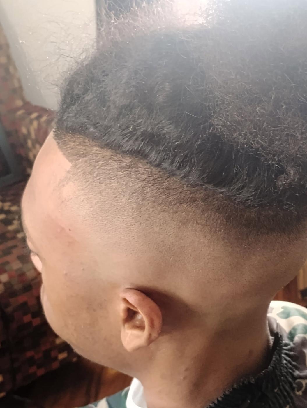 A fresh taper with a sharp lineup, seen from above
